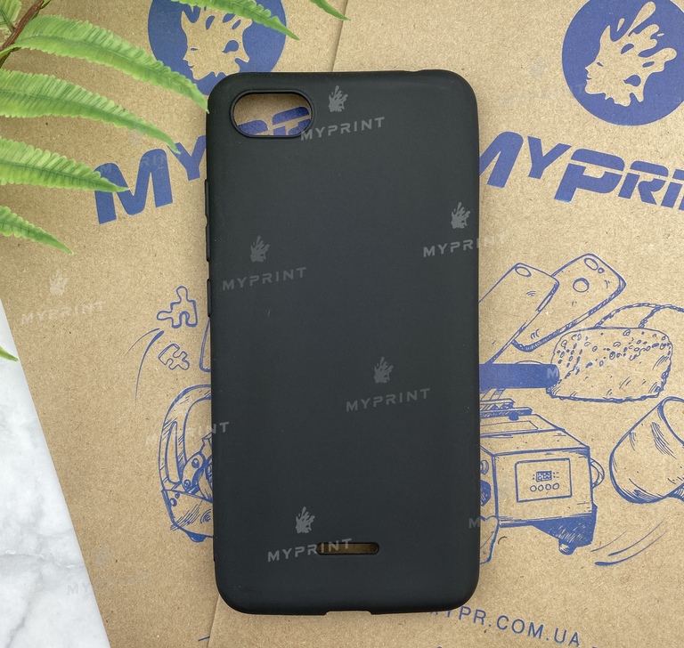 Чохол силіконовий для Xiaomi Redmi 6a чорний (5246) 