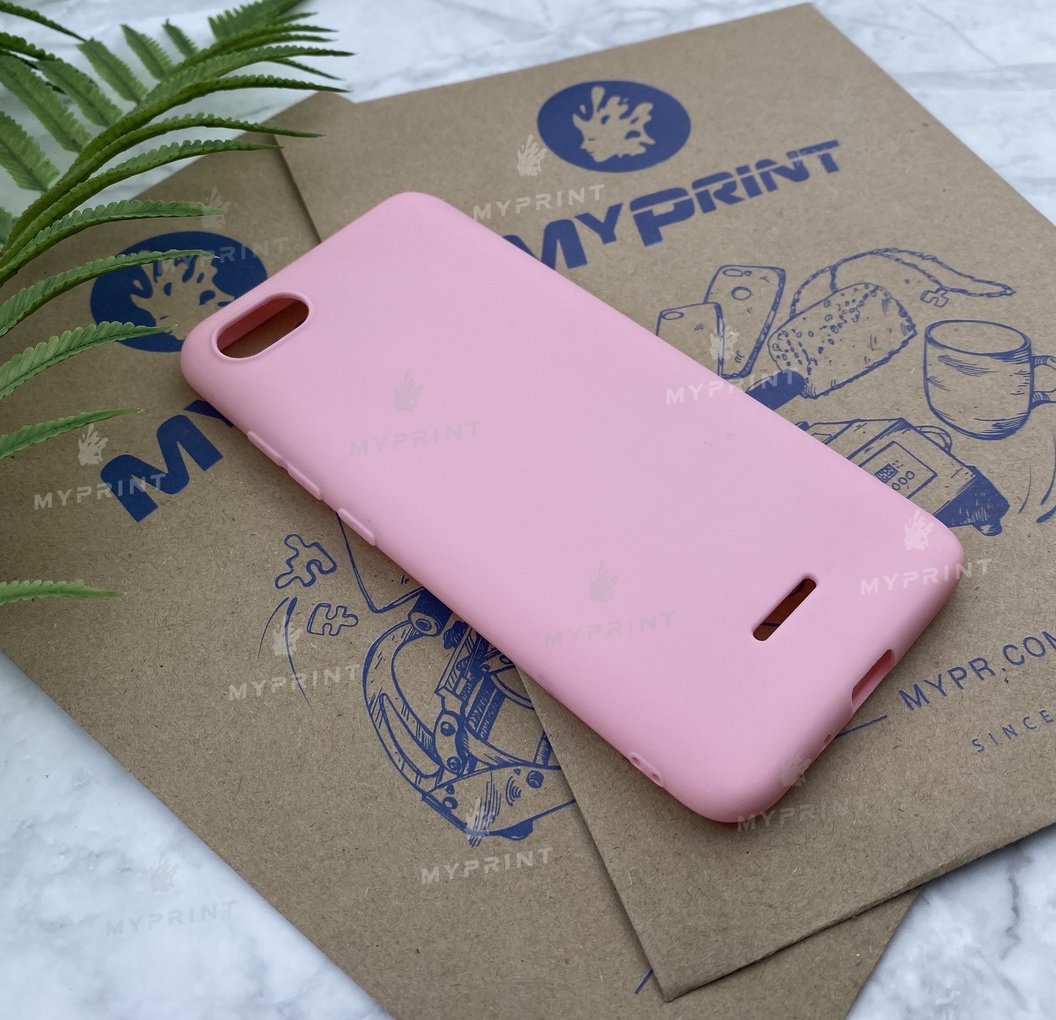 Чохол силіконовий для Xiaomi Redmi 6a рожевий (5247) - фото 2 Чохол силіконовий для Xiaomi Redmi 6a рожевий (5247) - фото 2 - Чохли для УФ друку