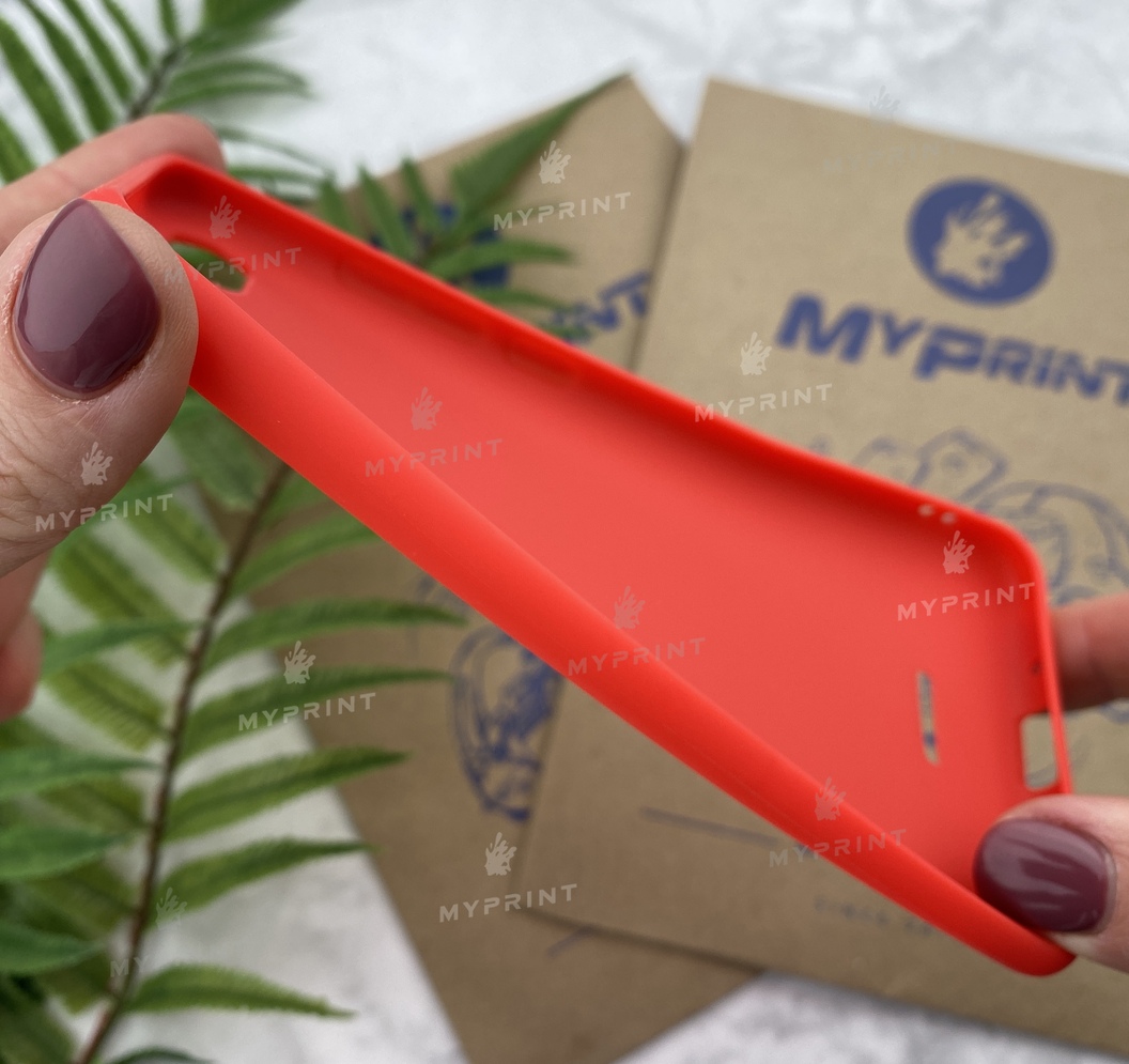 Чохол силіконовий для Xiaomi Redmi 6a червоний (5248) - фото 3 - Чохли для УФ друку