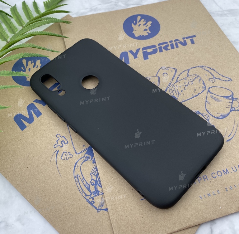 Чехол силиконовый для Xiaomi Redmi 7 черный (5511)  Чехол силиконовый для Xiaomi Redmi 7 черный (5511)