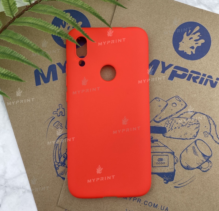 Чохол силіконовий для Xiaomi Redmi 7 червоний (5512)  Чохол силіконовий для Xiaomi Redmi 7 червоний (5512)
