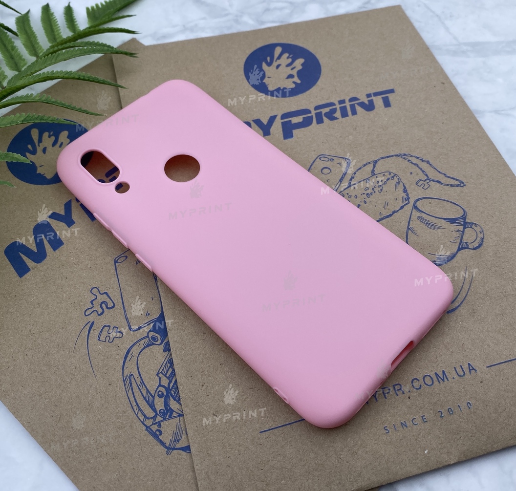 Чохол силіконовий для Xiaomi Redmi 7 рожевий (5513) - фото 2 Чохол силіконовий для Xiaomi Redmi 7 рожевий (5513) - фото 2 - Чохли для УФ друку