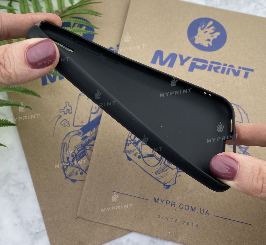 Чехол силиконовый для Xiaomi Redmi 7a черный (5517) - фото 3 Чехол силиконовый для Xiaomi Redmi 7a черный (5517) - фото 3 - Чехлы для УФ печати