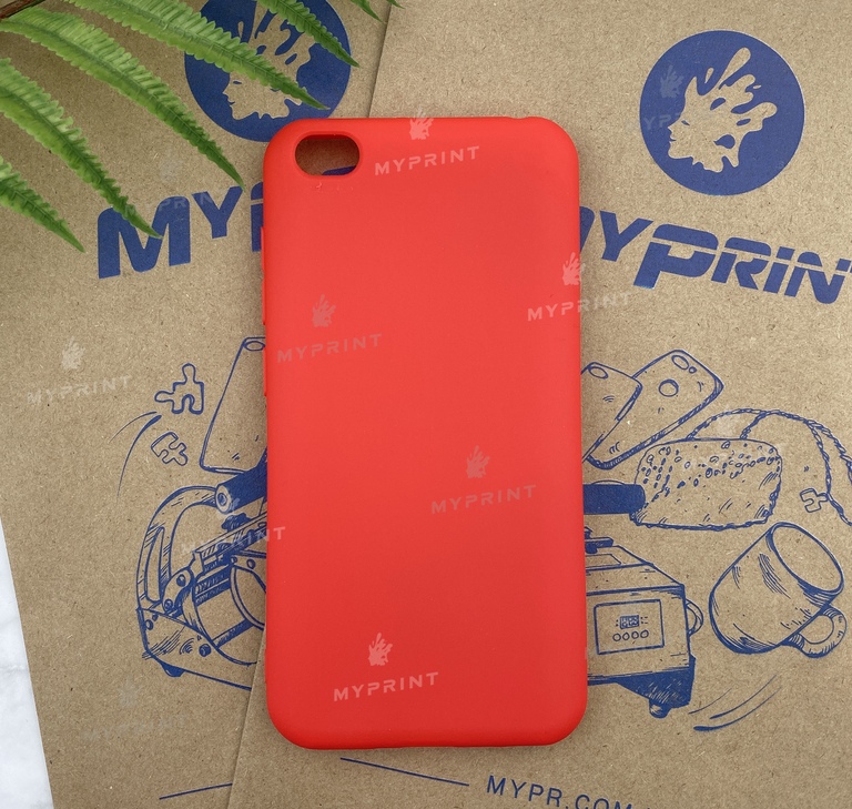 Silicone cover for Xiaomi Redmi Go red (5252) 