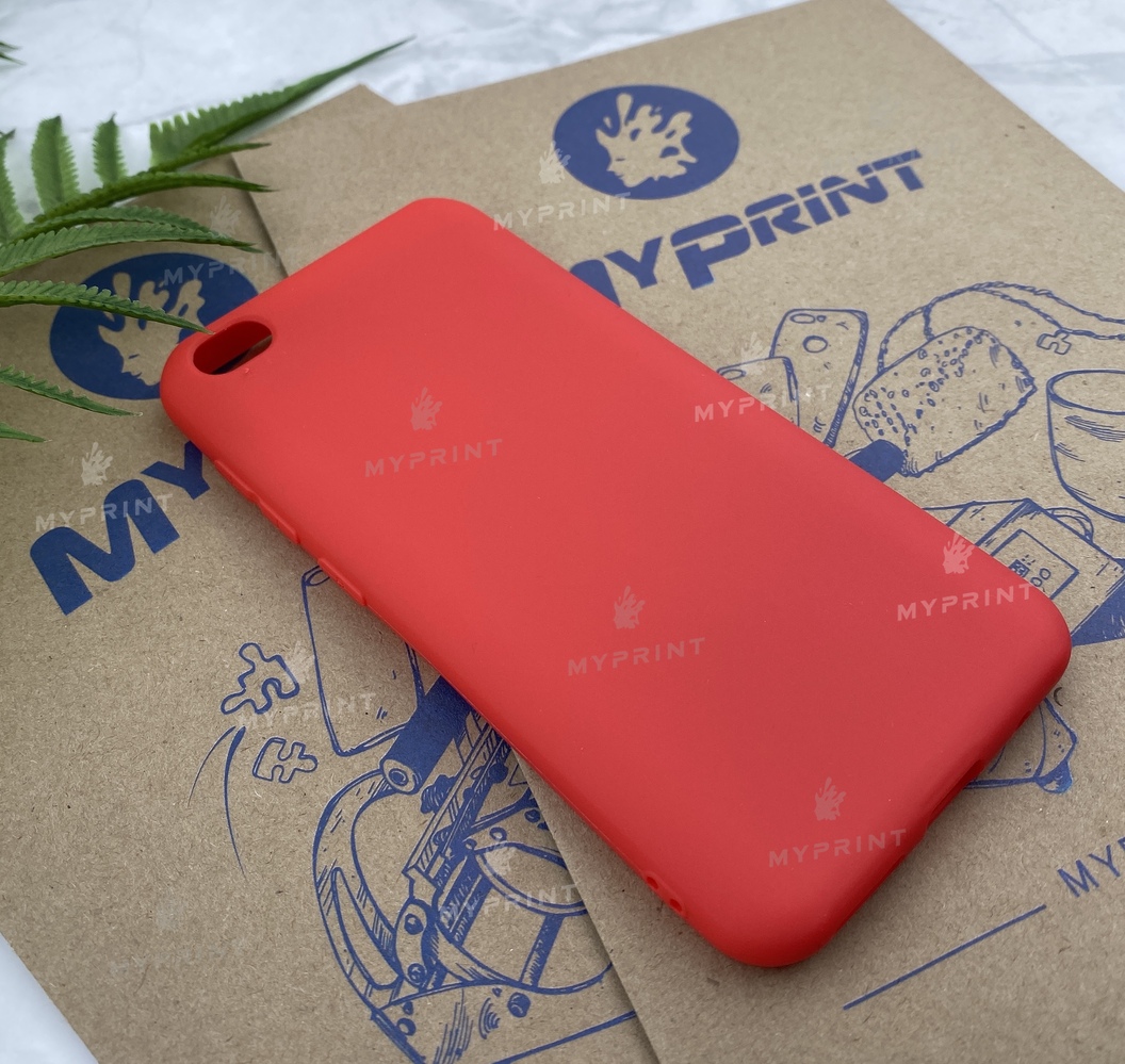 Чохол силіконовий для Xiaomi Redmi Go червоний (5252) - фото 2 - Чохли для УФ друку