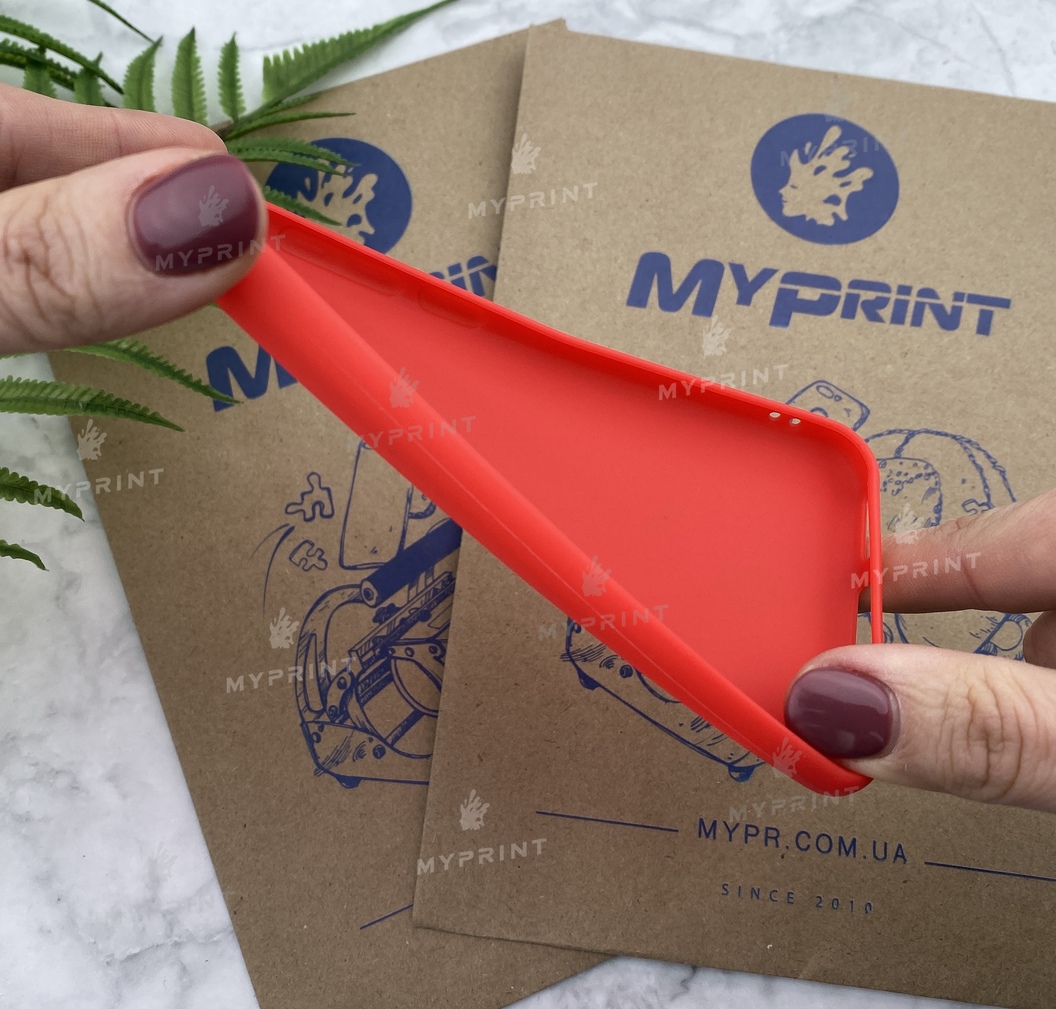 Чохол силіконовий для Xiaomi Redmi Go червоний (5252) - фото 3 - Чохли для УФ друку