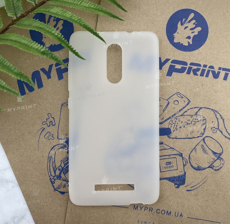 Чохол силіконовий для Xiaomi Redmi Note 3 білий (5253)  Чохол силіконовий для Xiaomi Redmi Note 3 білий (5253)