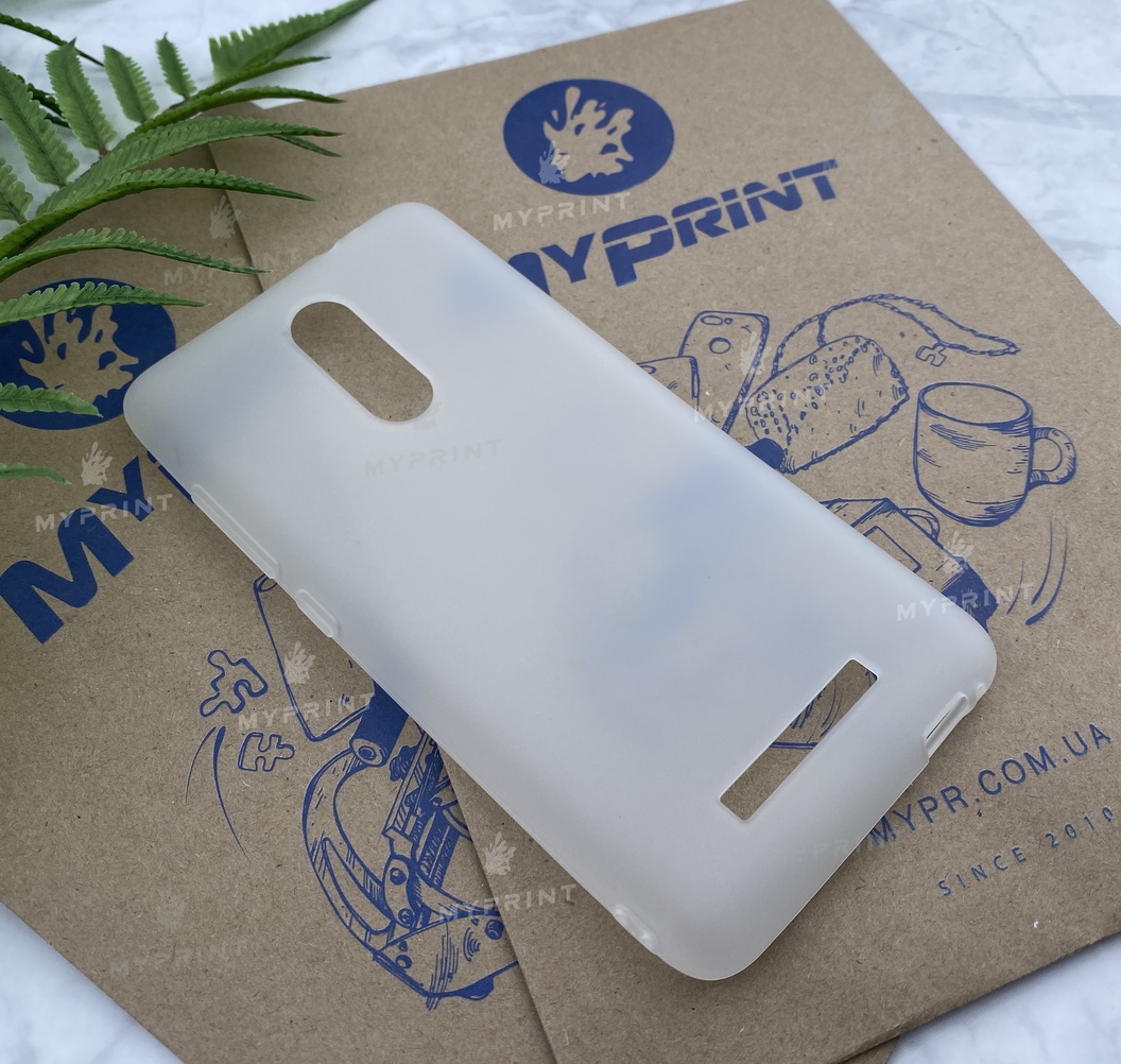 Чохол силіконовий для Xiaomi Redmi Note 3 білий (5253) - фото 2 Чохол силіконовий для Xiaomi Redmi Note 3 білий (5253) - фото 2 - Чохли для УФ друку