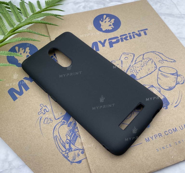 Чохол силіконовий для Xiaomi Redmi Note 3 чорний (5254) 
