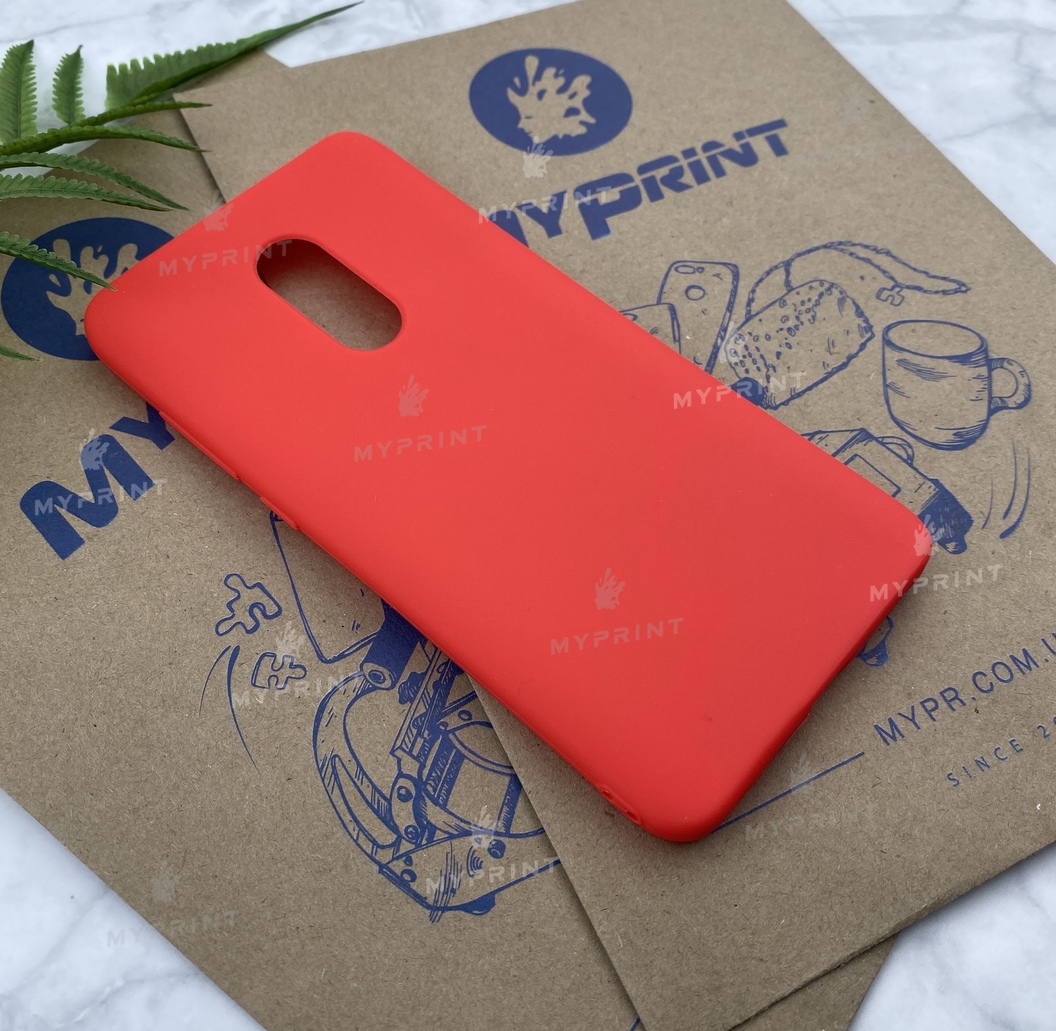 Чохол силіконовий для Xiaomi Redmi Note 4 червоний (5260) - фото 2 - Чохли для УФ друку