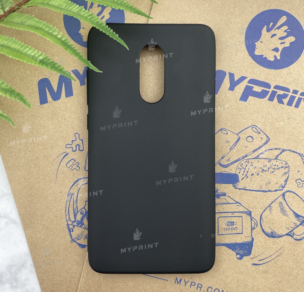 Чохол силіконовий для Xiaomi Redmi Note 4x чорний (5262) - фото 1 - Чохли для УФ друку