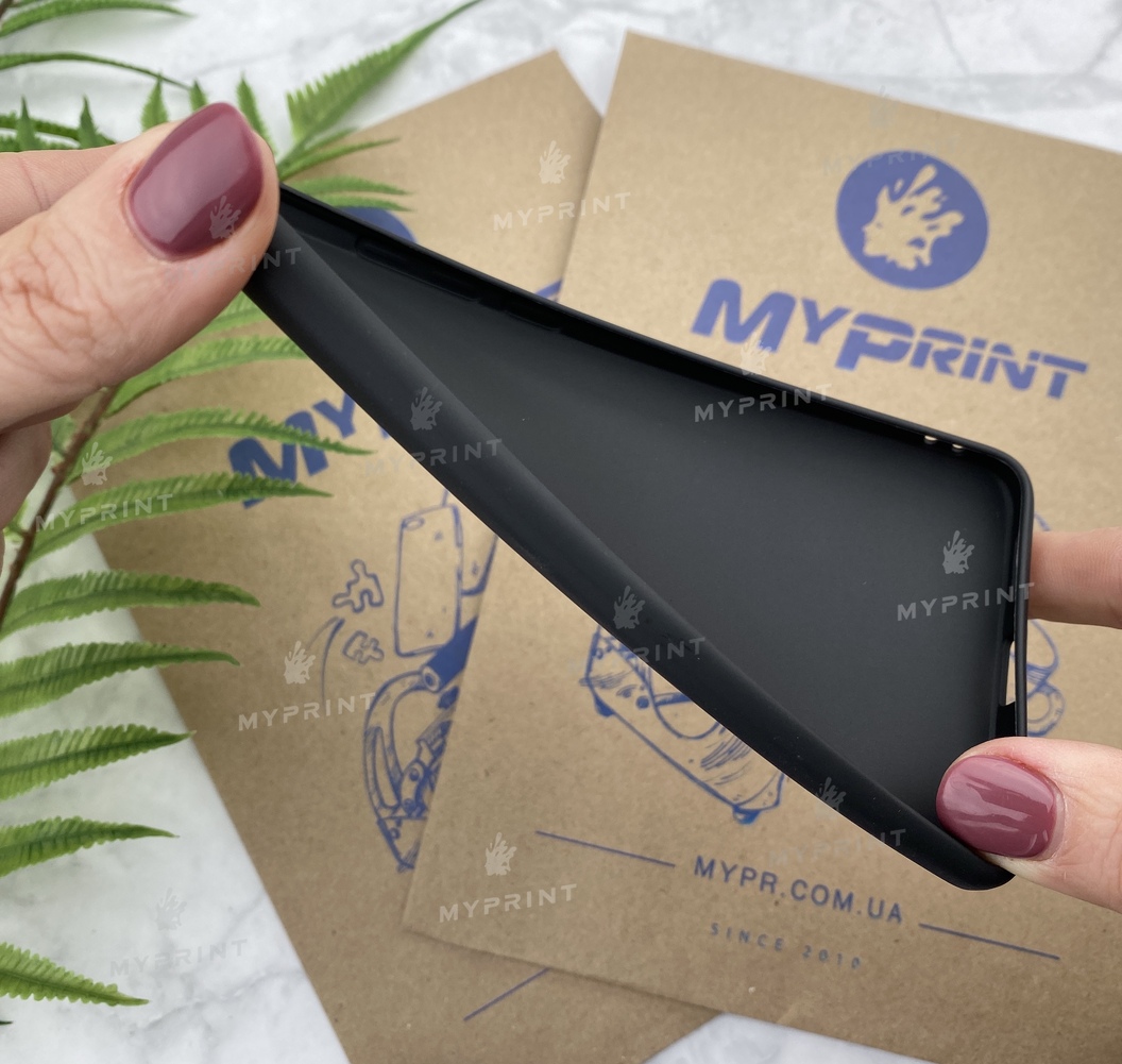 Чохол силіконовий для Xiaomi Redmi Note 4x чорний (5262) - фото 3 - Чохли для УФ друку