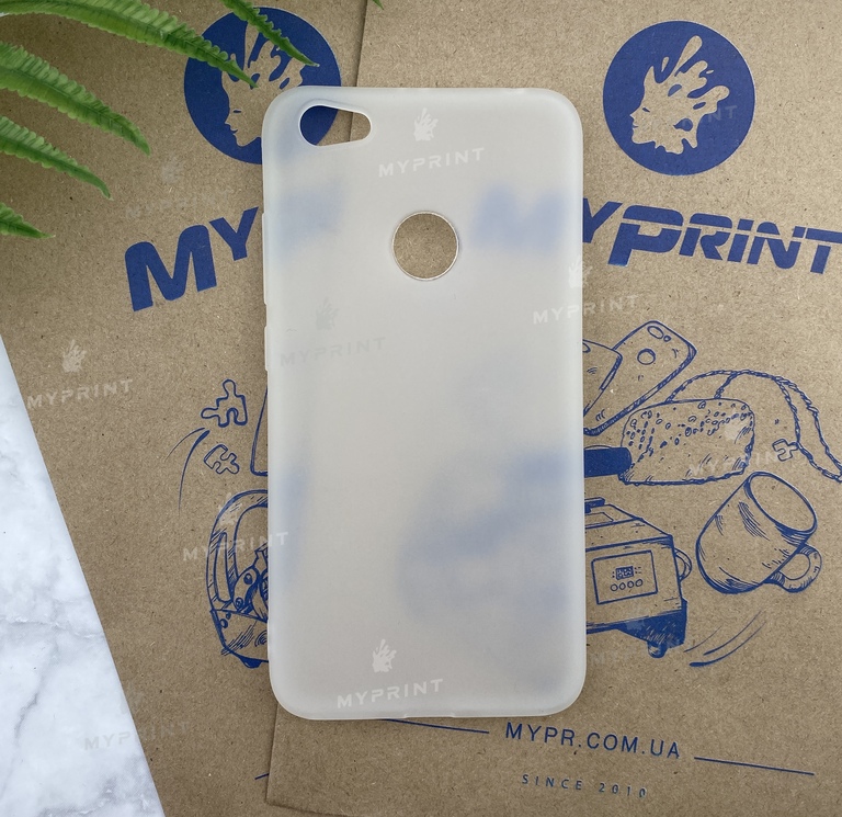 Чохол силіконовий для Xiaomi Redmi Note 5A Prime білий (5411)  Чохол силіконовий для Xiaomi Redmi Note 5A Prime білий (5411)