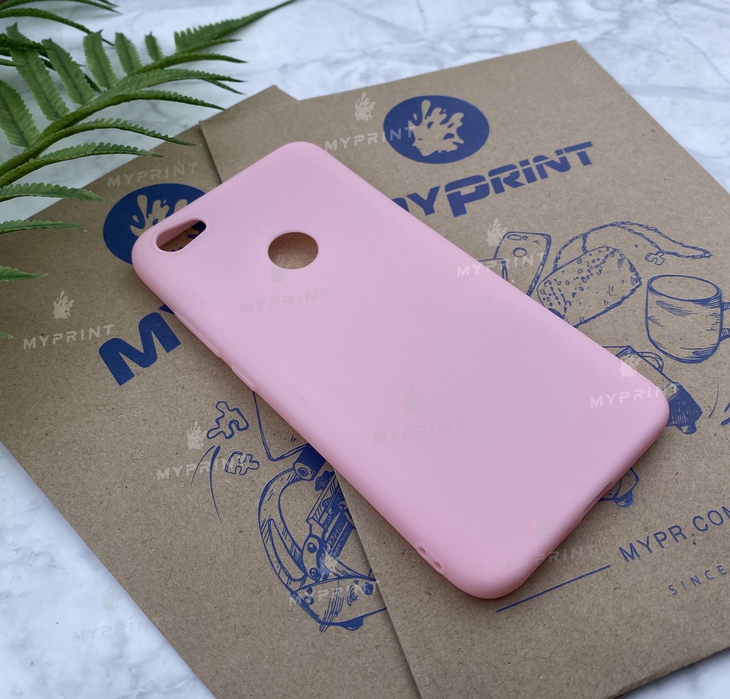 Чохол силіконовий для Xiaomi Redmi Note 5A Prime рожевий (5412) - фото 2 - Чохли для УФ друку