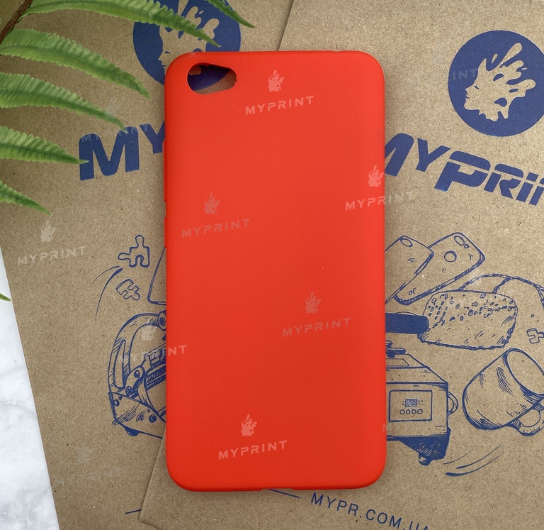 Чохол силіконовий для Xiaomi Redmi Note 5A червоний (5273)  Чохол силіконовий для Xiaomi Redmi Note 5A червоний (5273)