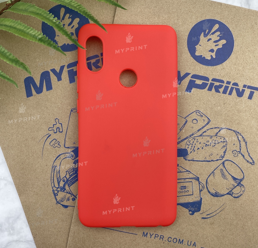 Чохол силіконовий для Xiaomi Redmi Note 5 червоний (5268) - фото 1 Чохол силіконовий для Xiaomi Redmi Note 5 червоний (5268) - фото 1 - Чохли для УФ друку
