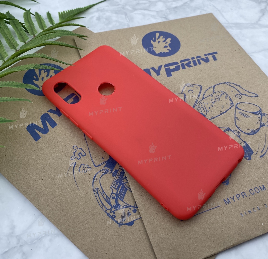 Чохол силіконовий для Xiaomi Redmi Note 5 червоний (5268) - фото 2 Чохол силіконовий для Xiaomi Redmi Note 5 червоний (5268) - фото 2 - Чохли для УФ друку
