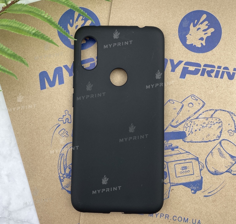 Чохол силіконовий для Xiaomi Redmi Note 6 Pro чорний (5275)  Чохол силіконовий для Xiaomi Redmi Note 6 Pro чорний (5275)