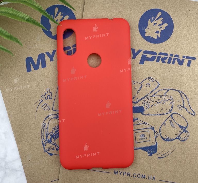 Чохол силіконовий для Xiaomi Redmi Note 6 Pro червоний (5277) 