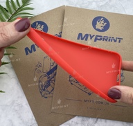 Чохол силіконовий для Xiaomi Redmi Note 6 Pro червоний (5277) - фото 3 - Чохли для УФ друку