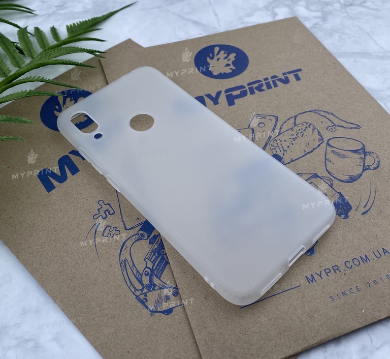Чохол силіконовий для Xiaomi Redmi Note 7 білий (5278)  Чохол силіконовий для Xiaomi Redmi Note 7 білий (5278)