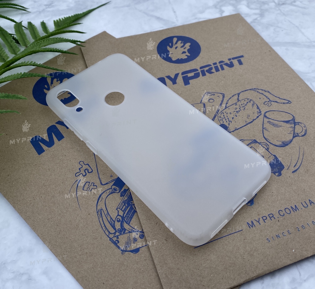 Чохол силіконовий для Xiaomi Redmi Note 7 білий (5278) - фото 2 Чохол силіконовий для Xiaomi Redmi Note 7 білий (5278) - фото 2 - Чохли для УФ друку