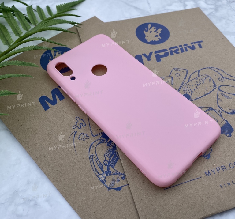Чохол силіконовий для Xiaomi Redmi Note 7 рожевий (5280)  Чохол силіконовий для Xiaomi Redmi Note 7 рожевий (5280)