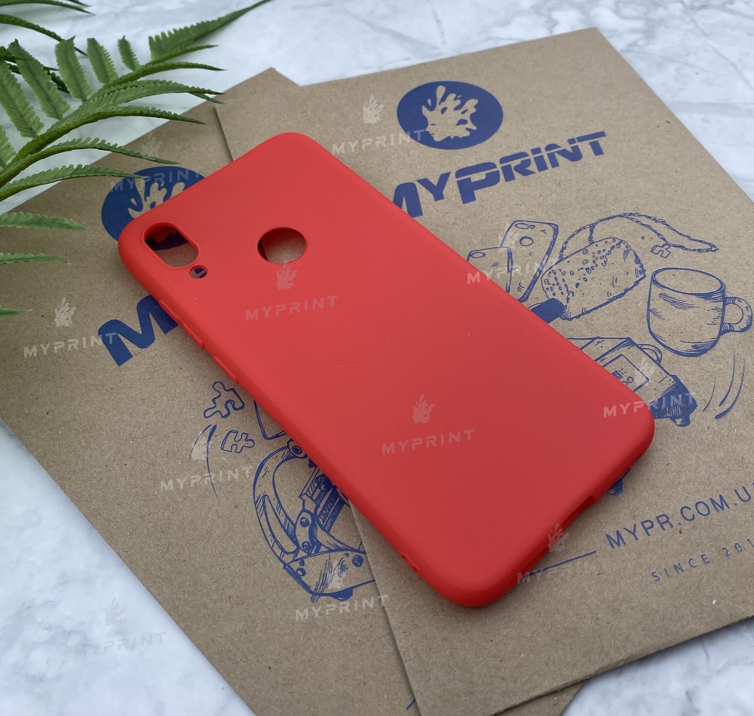 Чехол силиконовый для Xiaomi Redmi Note 7 красный (5281) - фото 2 Чехол силиконовый для Xiaomi Redmi Note 7 красный (5281) - фото 2 - Чехлы для УФ печати