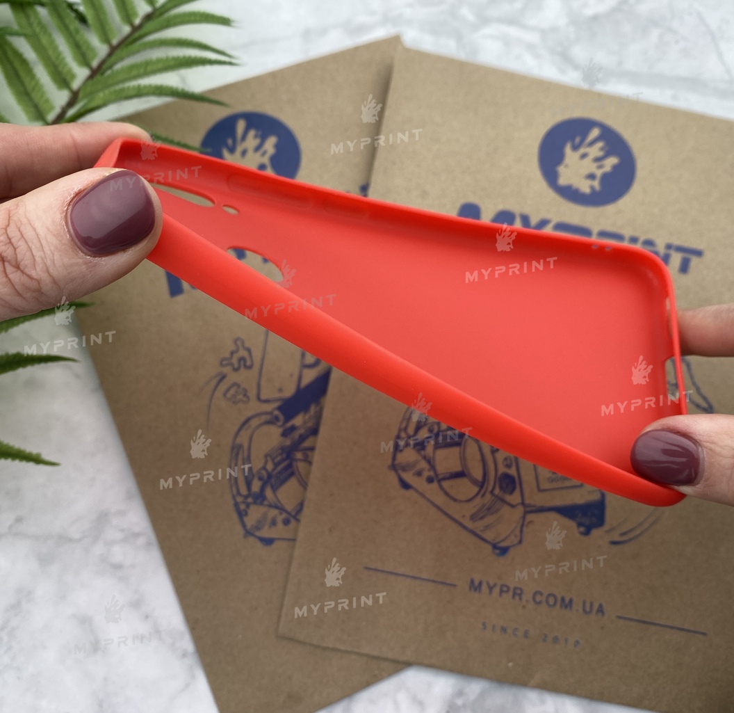 Чехол силиконовый для Xiaomi Redmi Note 7 красный (5281) - фото 3 Чехол силиконовый для Xiaomi Redmi Note 7 красный (5281) - фото 3 - Чехлы для УФ печати