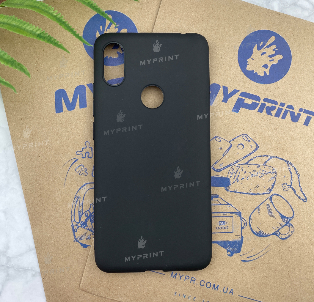 Чохол силіконовий для Xiaomi Redmi S2 чорний (5283) - фото 1 Чохол силіконовий для Xiaomi Redmi S2 чорний (5283) - фото 1 - Чохли для УФ друку