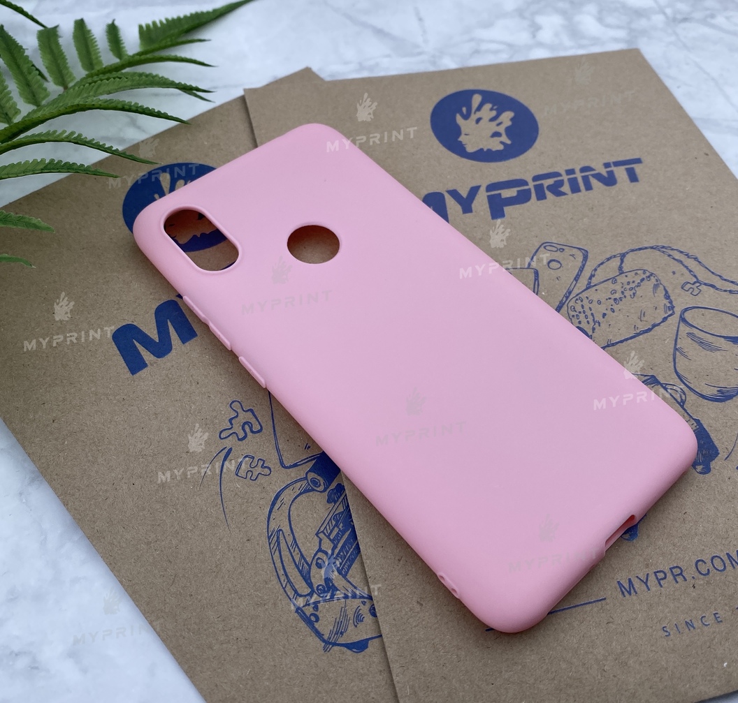 Silicone cover for Xiaomi Redmi S2 pink (5284) - фото 2 Silicone cover for Xiaomi Redmi S2 pink (5284) - фото 2 - Covers for UV printing