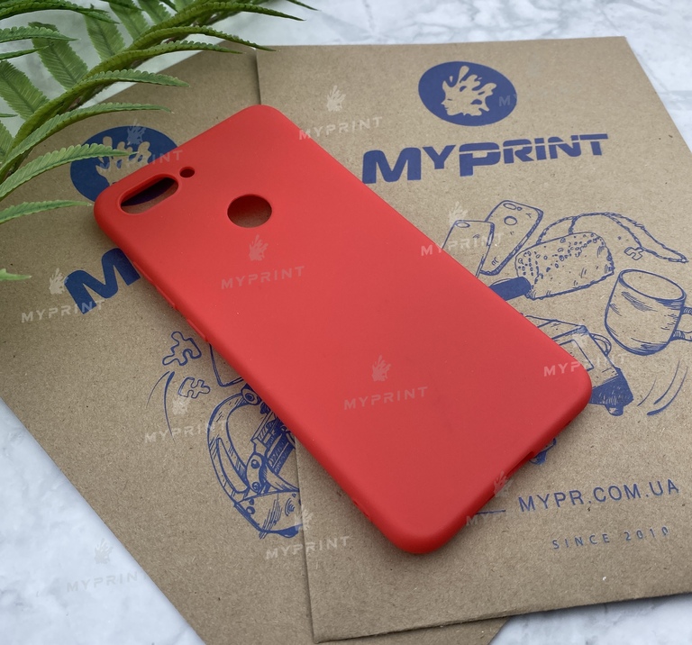 Чохол силіконовий для Xiaomi MI8 Lite червоний (5194) 