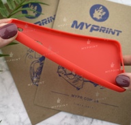 Чохол силіконовий для Xiaomi MI8 Lite червоний (5194) - фото 3 - Чохли для УФ друку