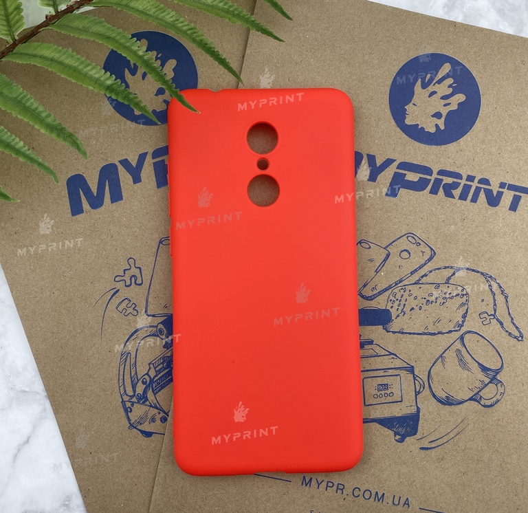 Чохол силіконовий для Xiaomi Redmi 5 червоний (5236) 