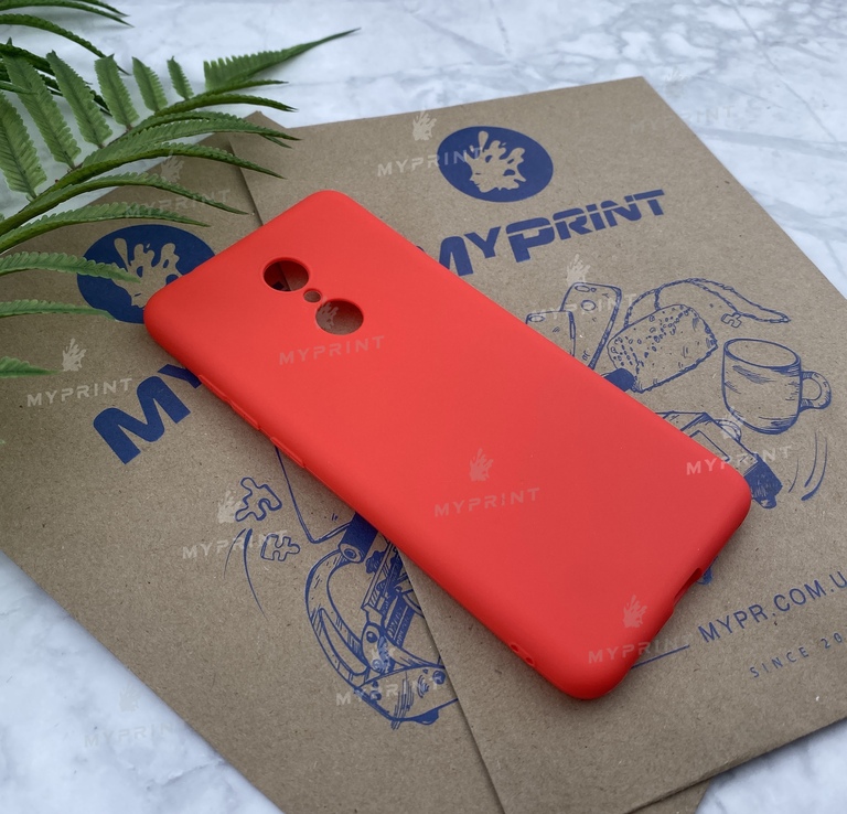 Чохол силіконовий для Xiaomi Redmi 5 червоний (5236) 