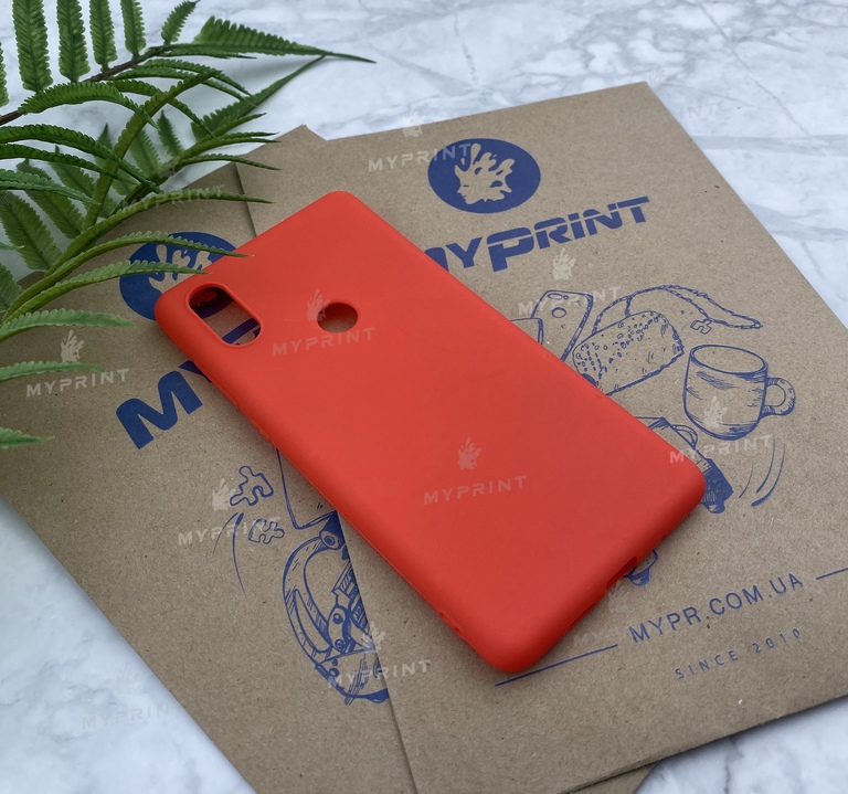 Чохол силіконовий для Xiaomi MI Mix 2s червоний (5181) 