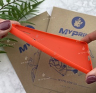 Чохол силіконовий для Xiaomi MI Mix 2s червоний (5181) - фото 3 - Чохли для УФ друку