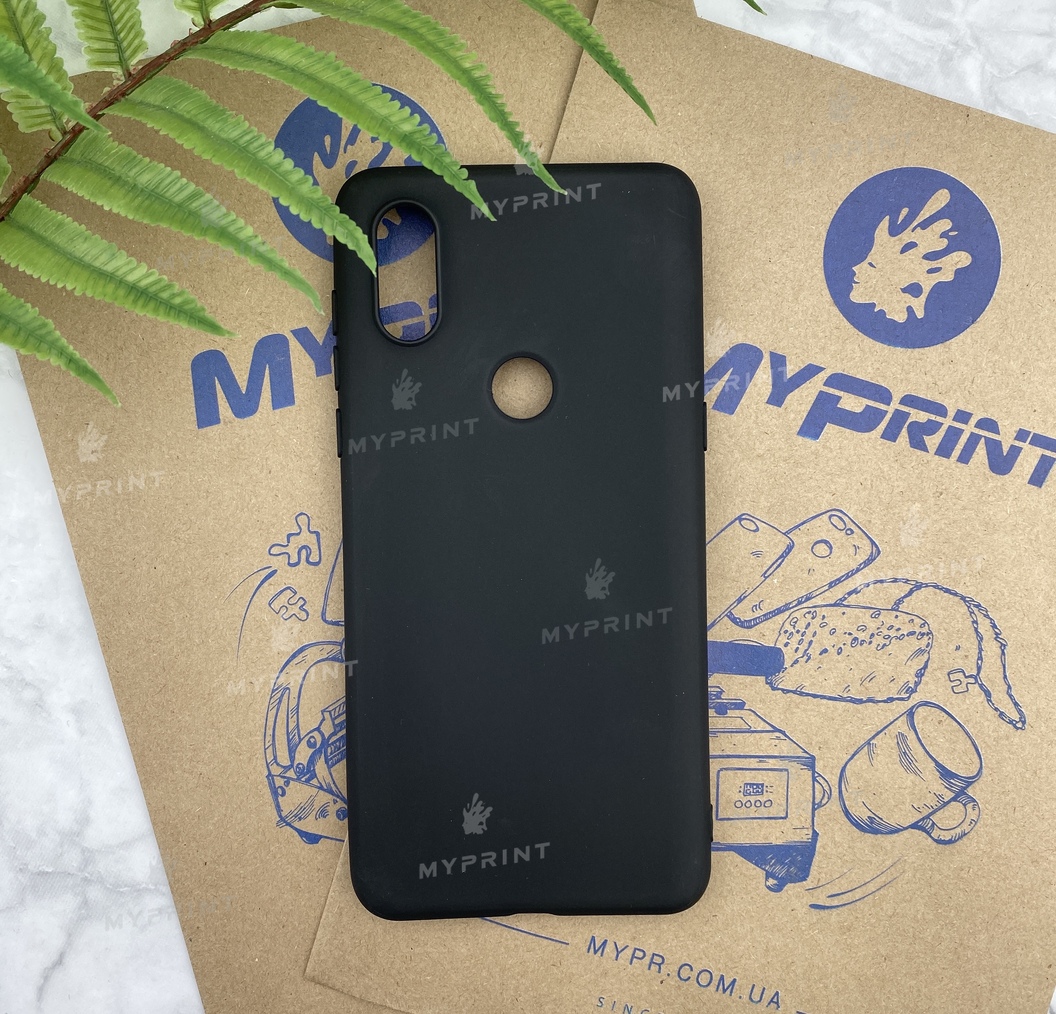 Чохол силіконовий для Xiaomi MI Mix 3 чорний (5183) - фото 1 - Чохли для УФ друку