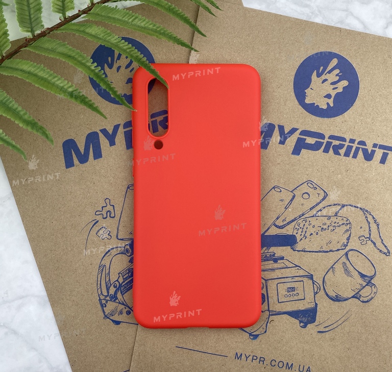 Silicone cover for Xiaomi MI9 SE red (5206) 