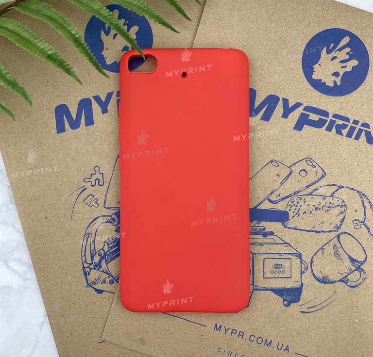 Чохол силіконовий для Xiaomi MI5s червоний (5776) 