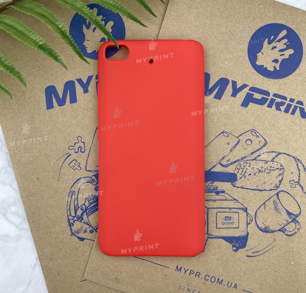 Чохол силіконовий для Xiaomi MI5s червоний (5776) - фото 1 - Чохли для УФ друку