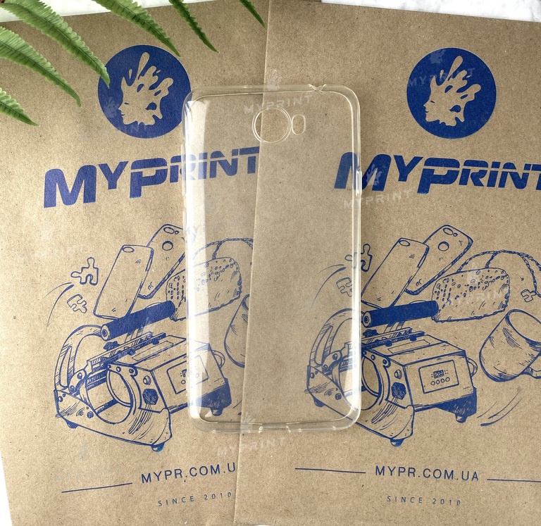 Чохол силіконовий для Huawei Y5 II / Honor Play 5 прозорий (4643)  Чохол силіконовий для Huawei Y5 II / Honor Play 5 прозорий (4643)