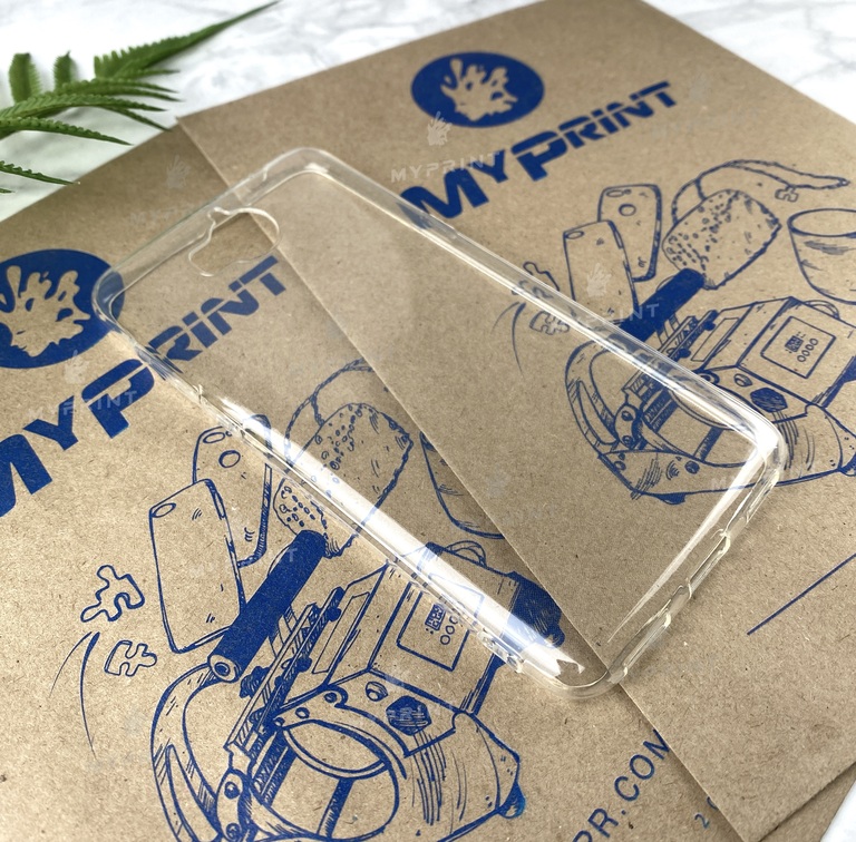 Transparent silicone case for Huawei Y5 (2017). (4635) 