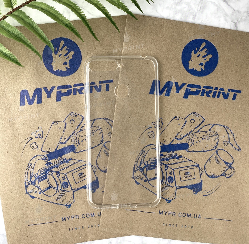 Чохол силіконовий для Huawei Y6 Prime (2018) with fingerprint прозорий (4667) - фото 1 Чохол силіконовий для Huawei Y6 Prime (2018) with fingerprint прозорий (4667) - фото 1 - Чохли для УФ друку