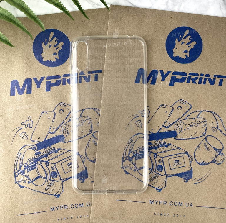 Чохол силіконовий для Huawei Y7 Pro (2019) прозорий (2705) 