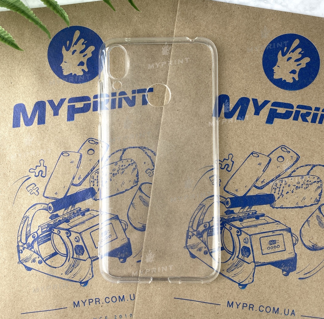 Transparent silicone case for Huawei Y7 (2019). (4676) - фото 1 Transparent silicone case for Huawei Y7 (2019). (4676) - фото 1 - Covers for UV printing