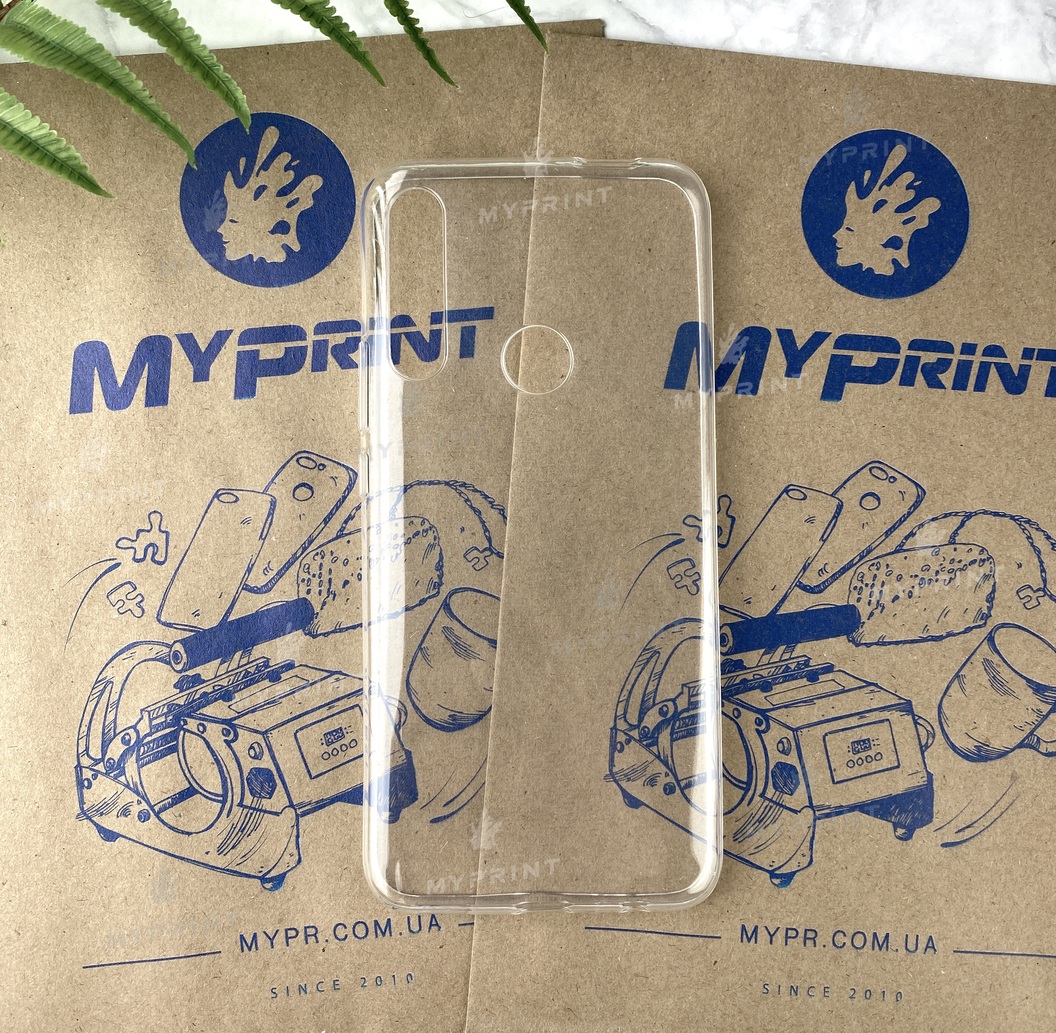 Silicone cover for Huawei Y9 Prime (2019) / P Smart Z transparent (5481) - фото 1 Silicone cover for Huawei Y9 Prime (2019) / P Smart Z transparent (5481) - фото 1 - Covers for UV printing