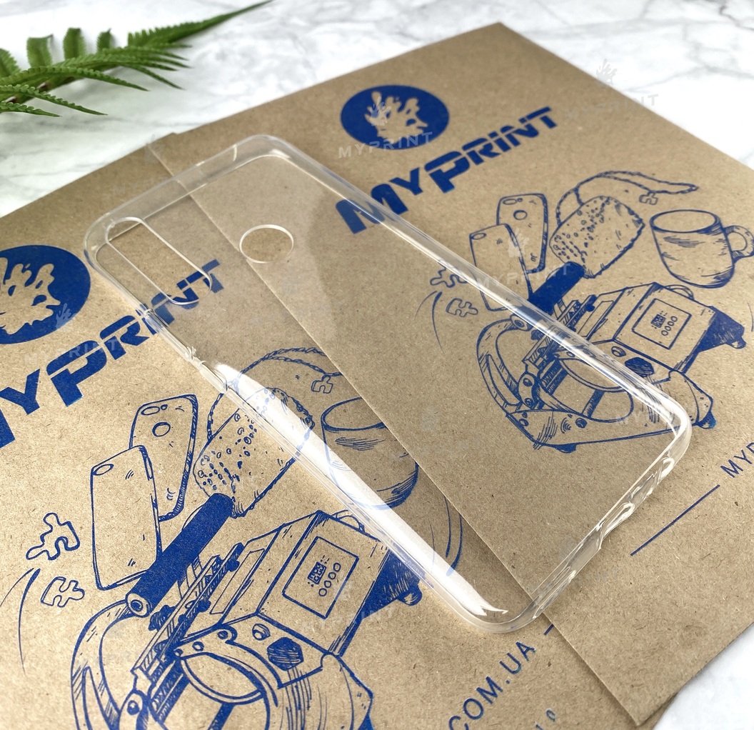 Silicone cover for Huawei Y9 Prime (2019) / P Smart Z transparent (5481) - фото 2 Silicone cover for Huawei Y9 Prime (2019) / P Smart Z transparent (5481) - фото 2 - Covers for UV printing