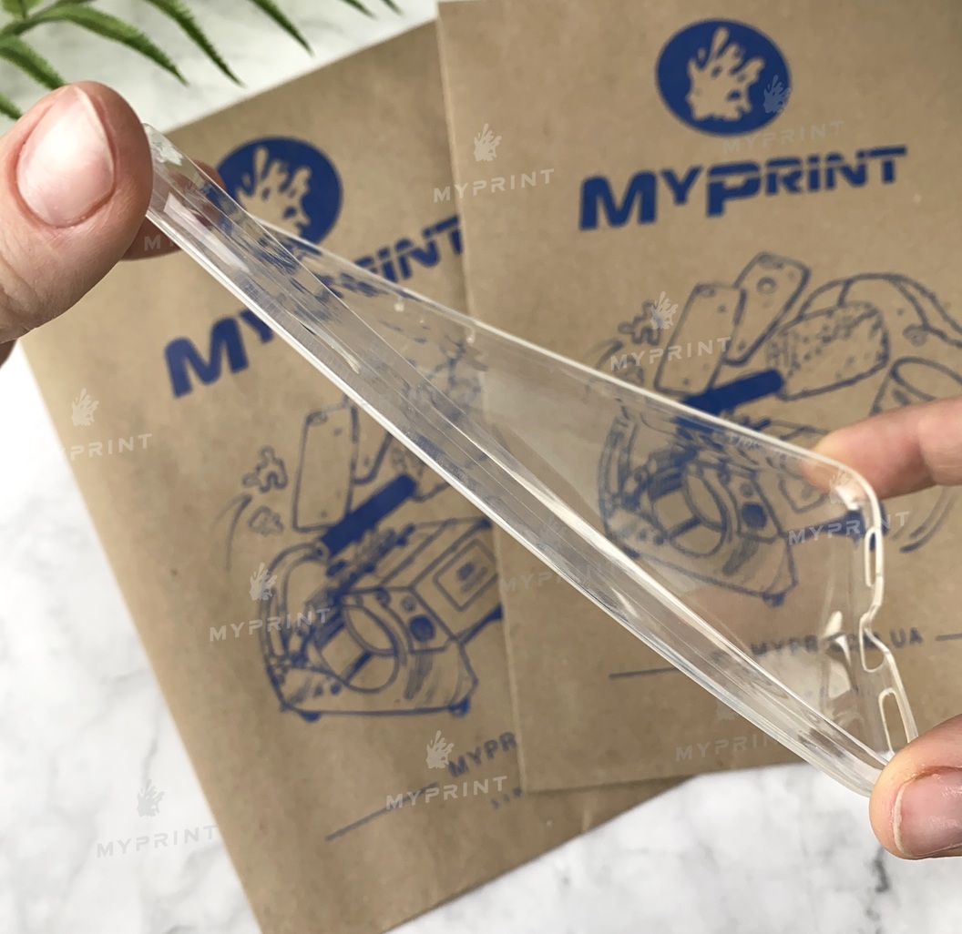 Чохол силіконовий для Huawei P8 Lite 2017 прозорий (4615) - фото 3 - Чохли для УФ друку