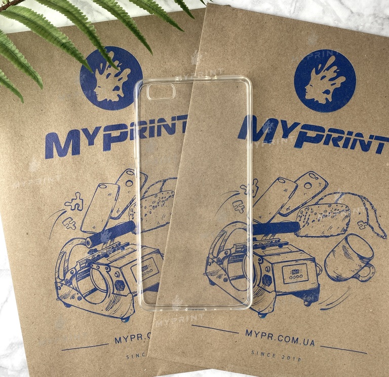 Чохол силіконовий для Huawei P8 Lite прозорий (4621)  Чохол силіконовий для Huawei P8 Lite прозорий (4621)